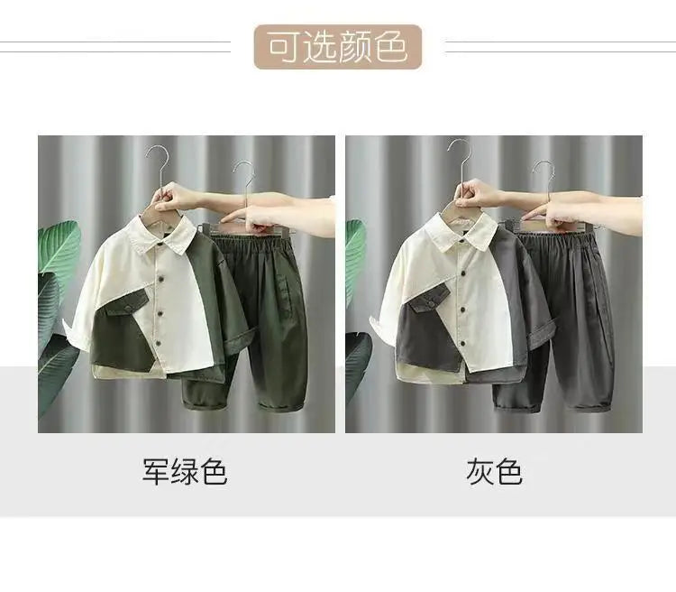 Stylish 2-Piece Shirt & Pants Set