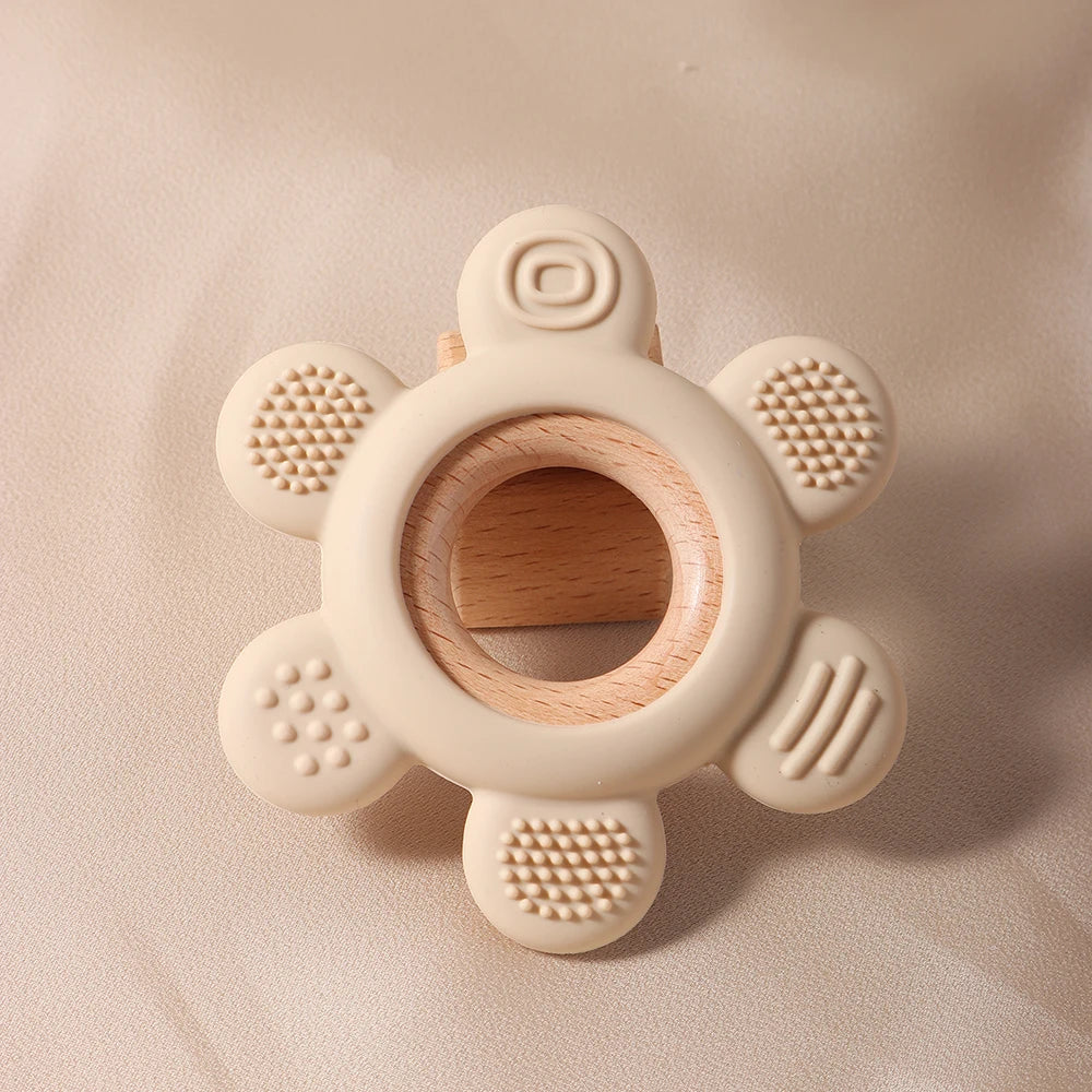 Bloom Bite Wooden Flower Teether