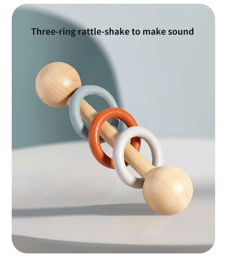 Tini Tunes Wooden Hand Bell Toy