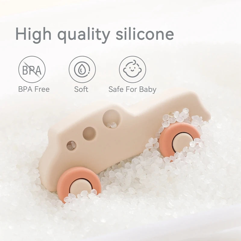 Tiny Drive Montessori Teether Car