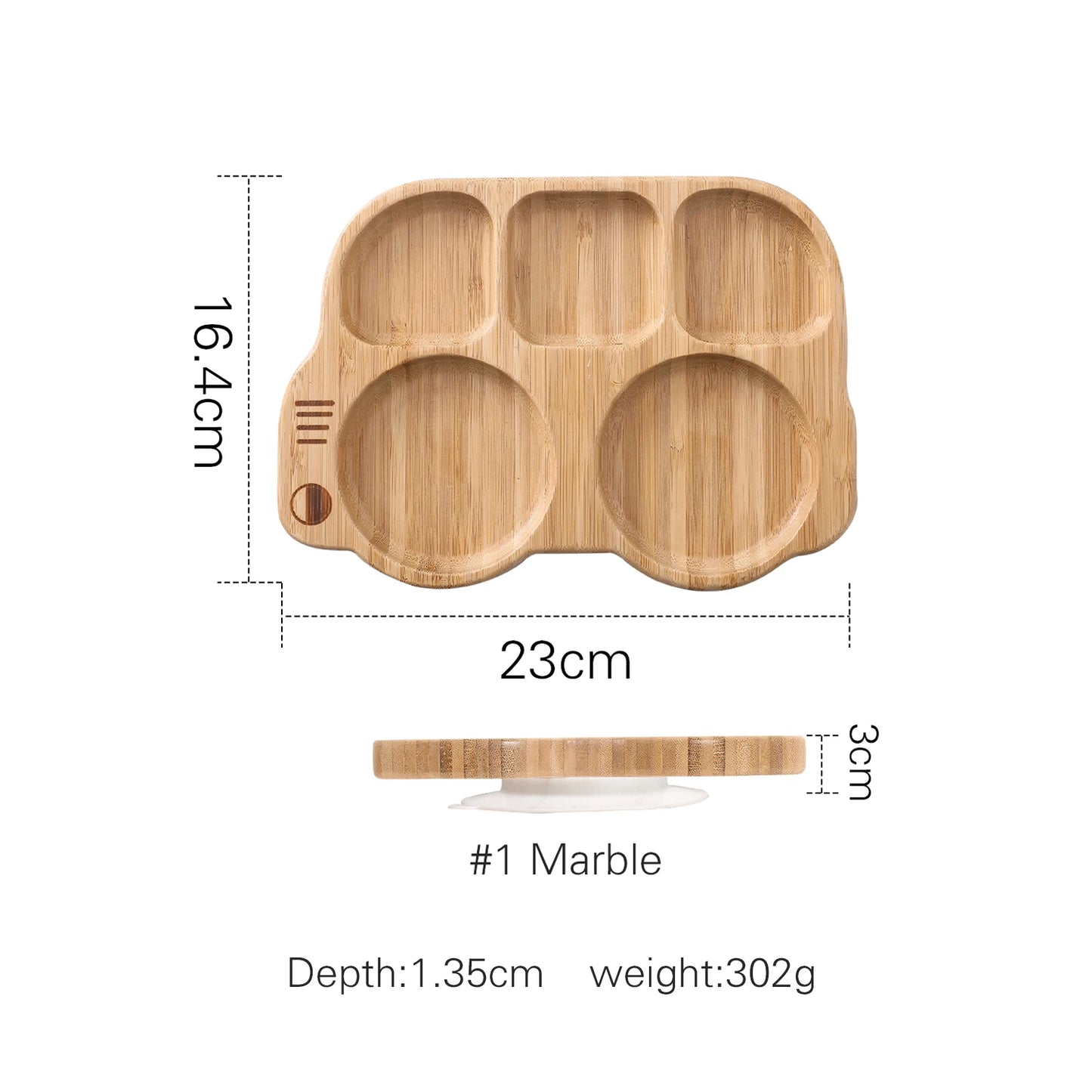 Nibble Nest Silicone & Wood Feeding Set