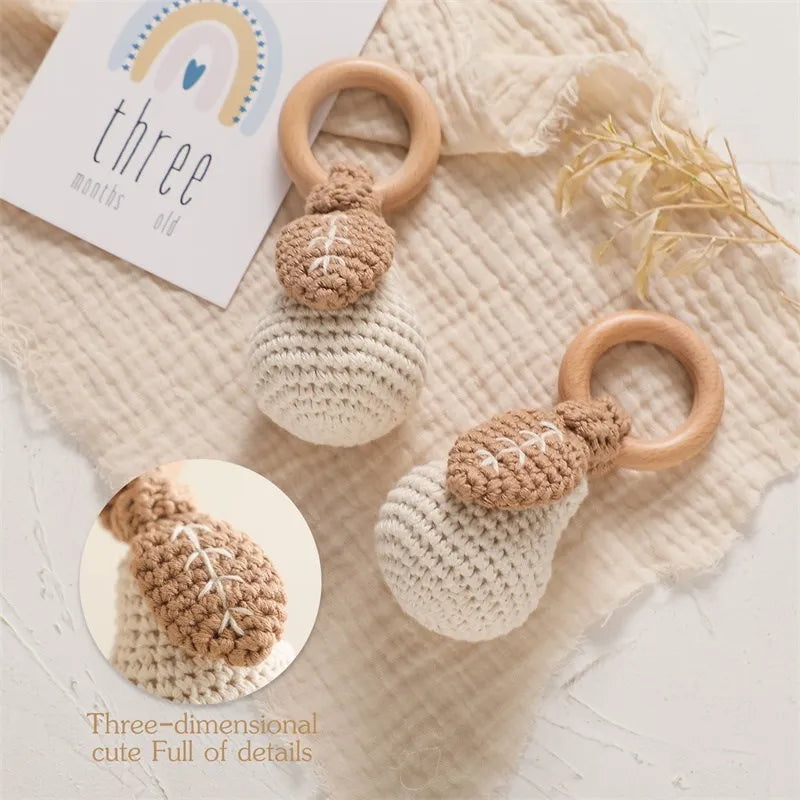 Lemo Tune Crochet Rattle Teether