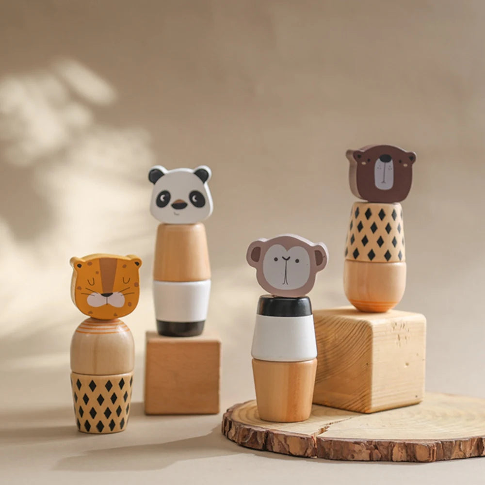 Critter Twist Wooden Montessori Puzzle