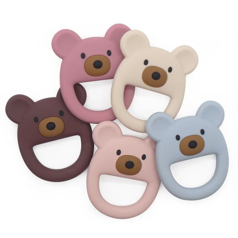 Beary Ring Silicone Teether Toy