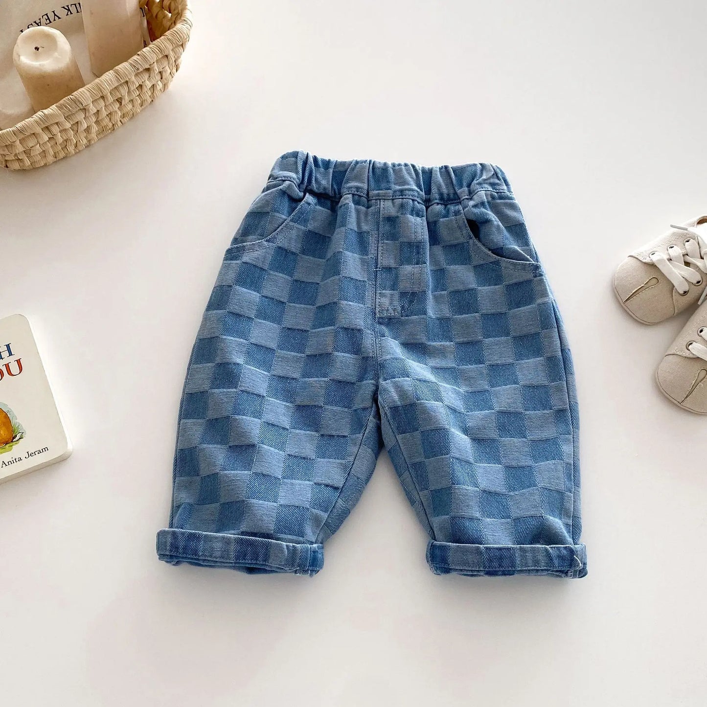 MILANCEL Solid Kids Pants