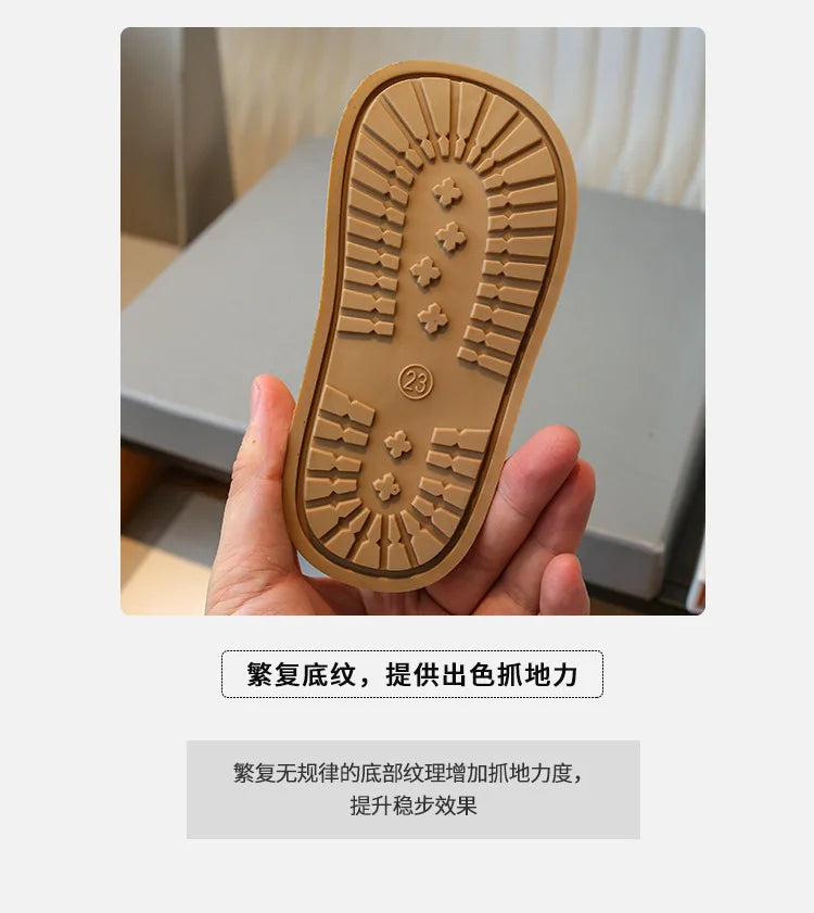 2025 Girls' Fashion Leather Boots