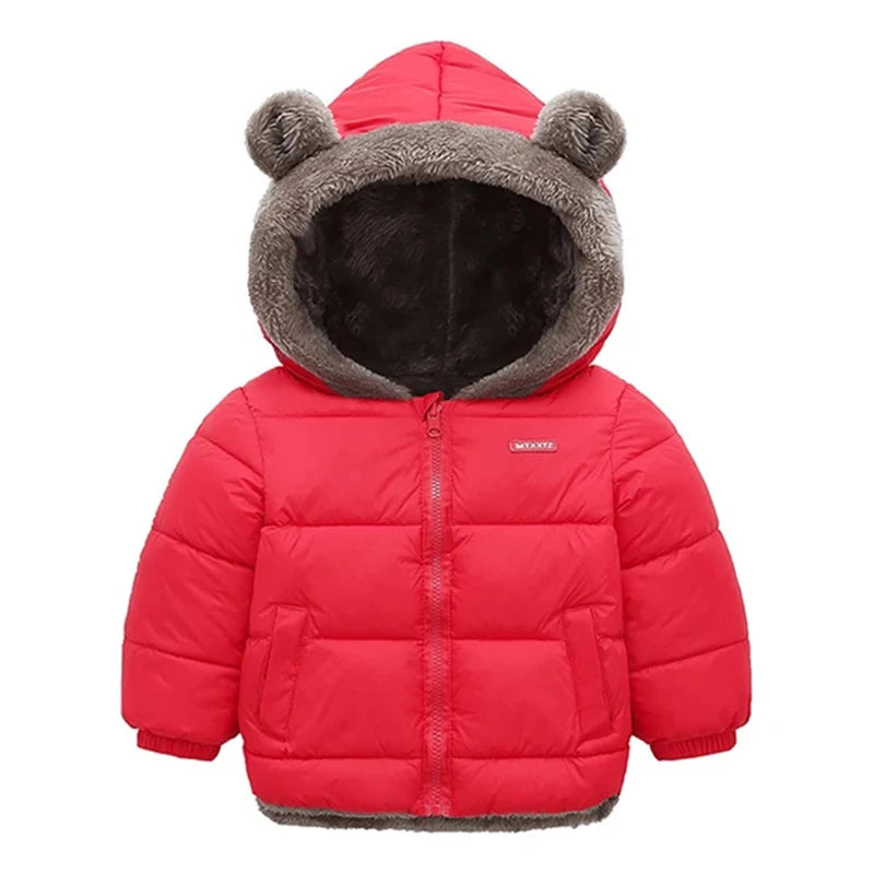 Lamb Wool & Velvet Thick Coat for Kids