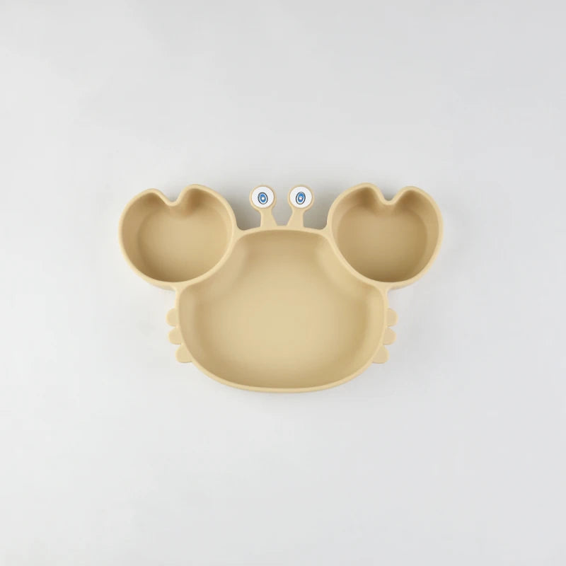 Crabby Meal Silicone Suction Plate