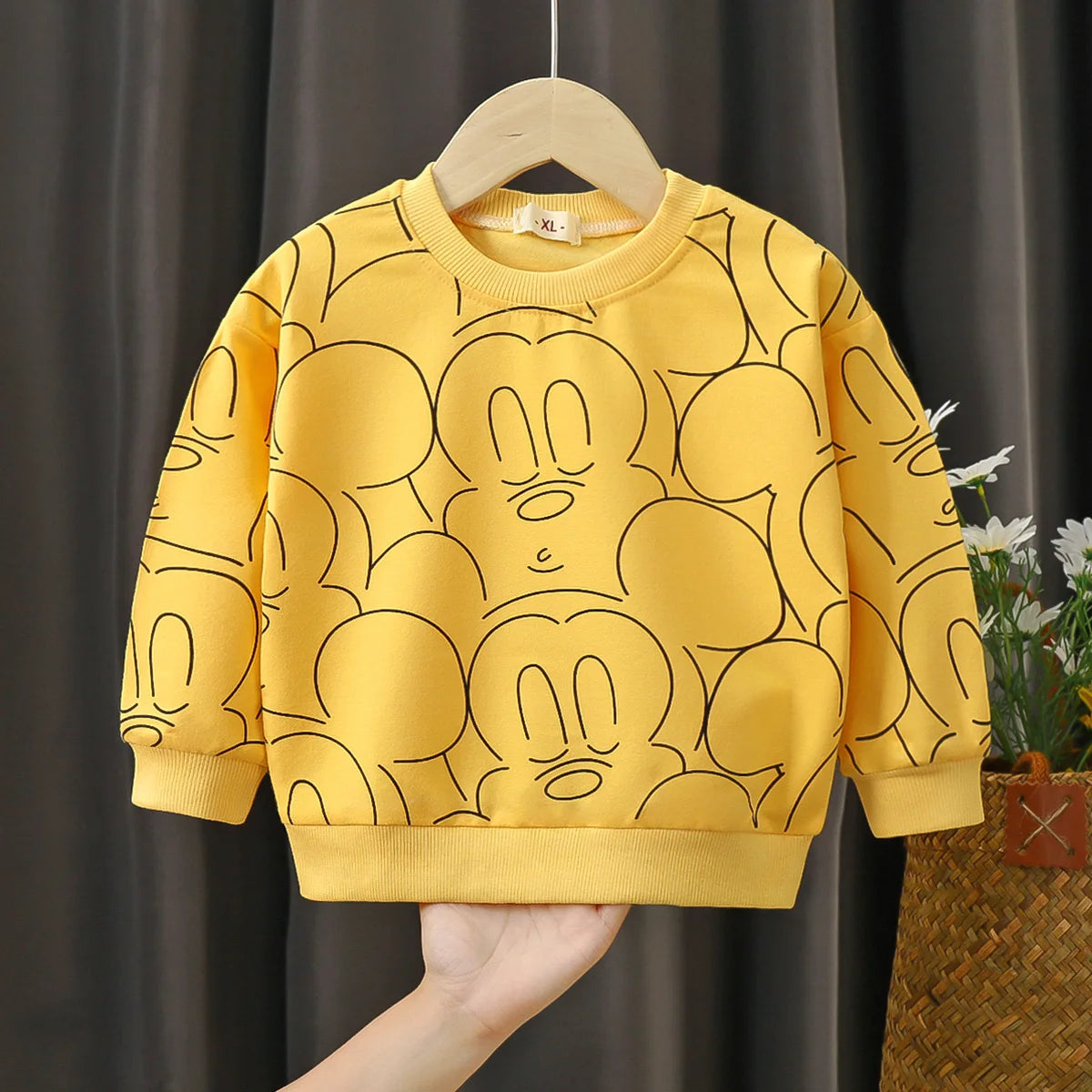 Disney Mickey Mouse Long Sleeve Sweatshirt