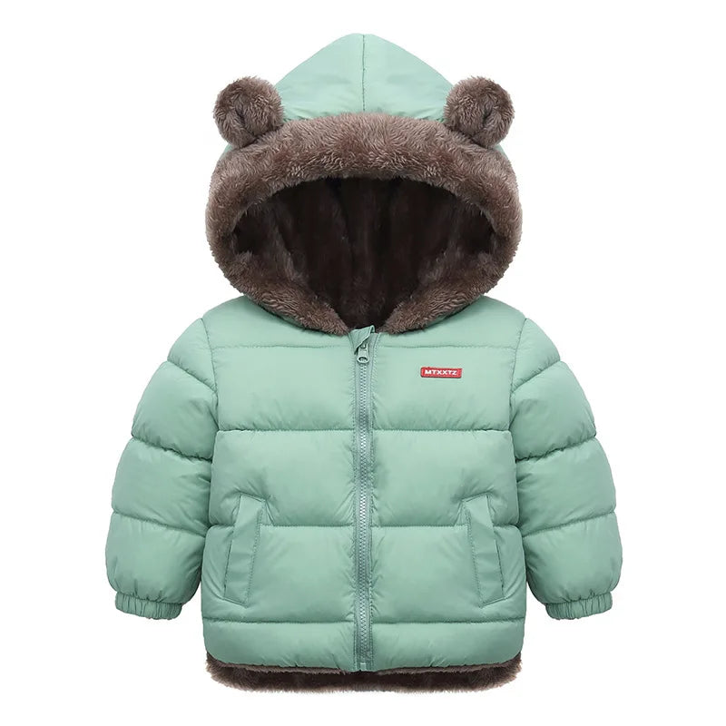 Baby Boys & Girls Hooded Cotton Jacket
