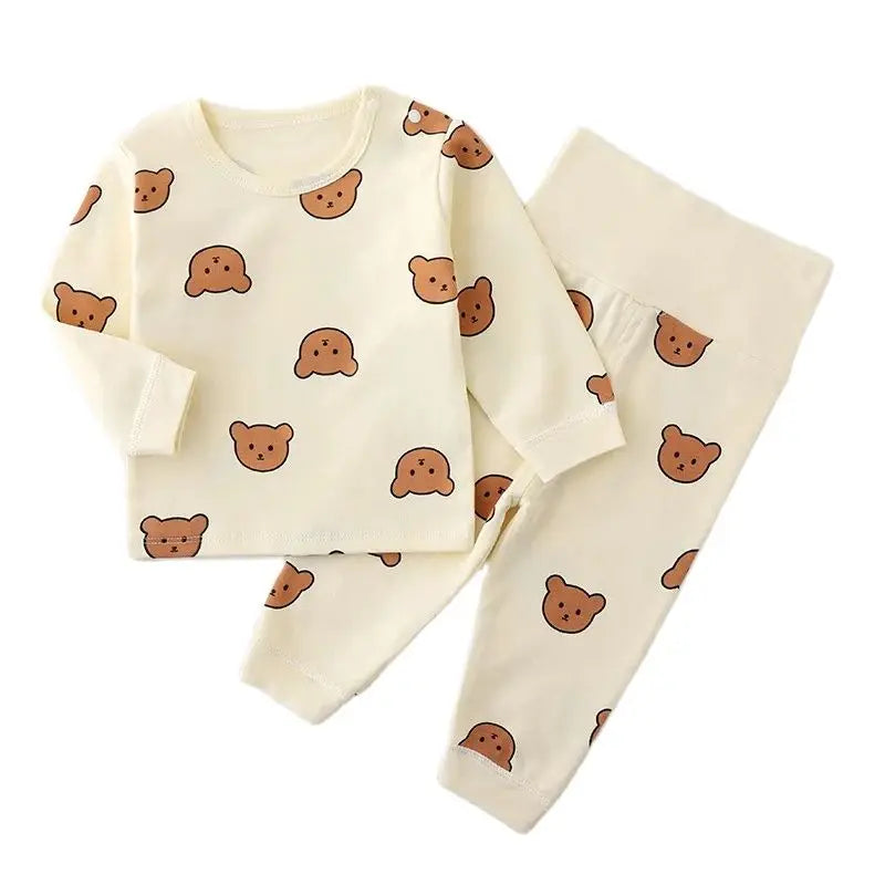 0-3Y Unisex High Waist Baby Pajama Suit