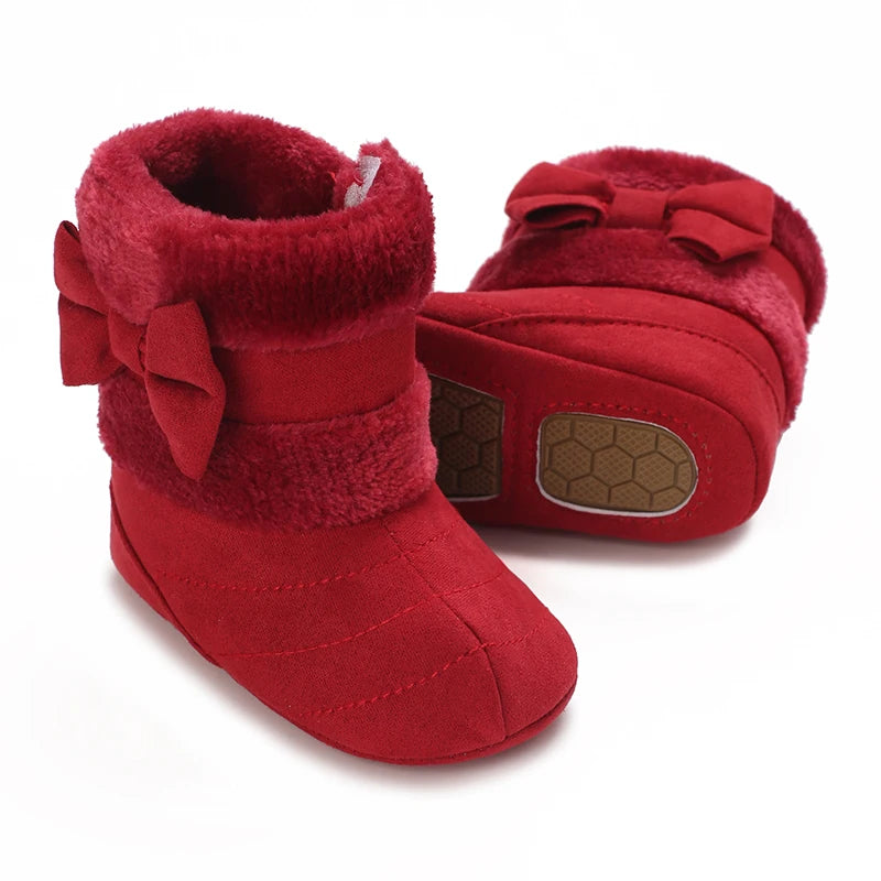 Cute Bowknot Boots for Baby Girls