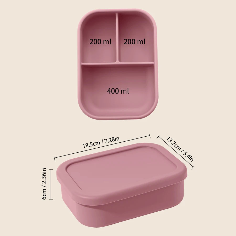 Tidy Bites Silicone Lunch Plate
