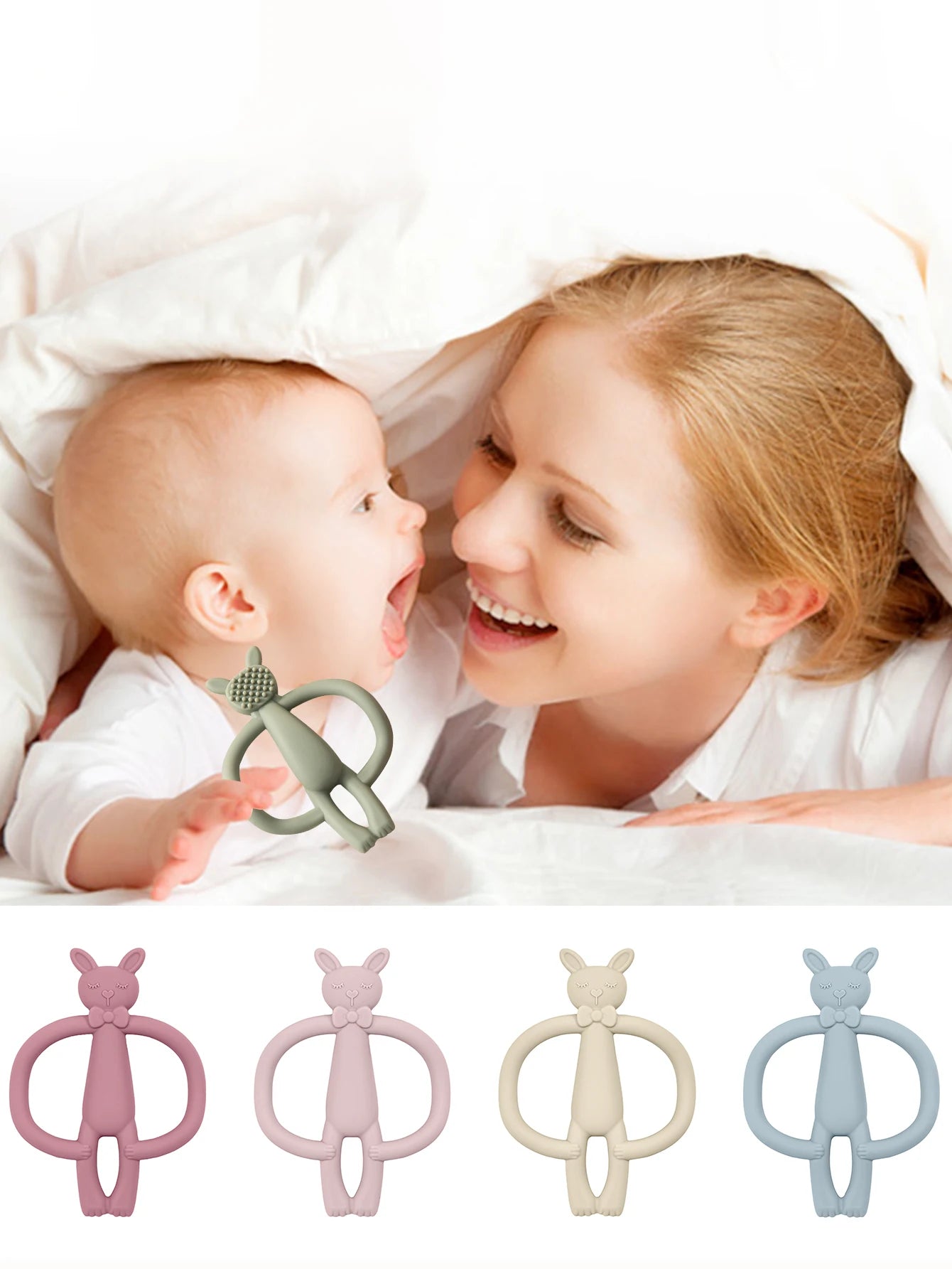 Bunny Buddy Silicone Teether