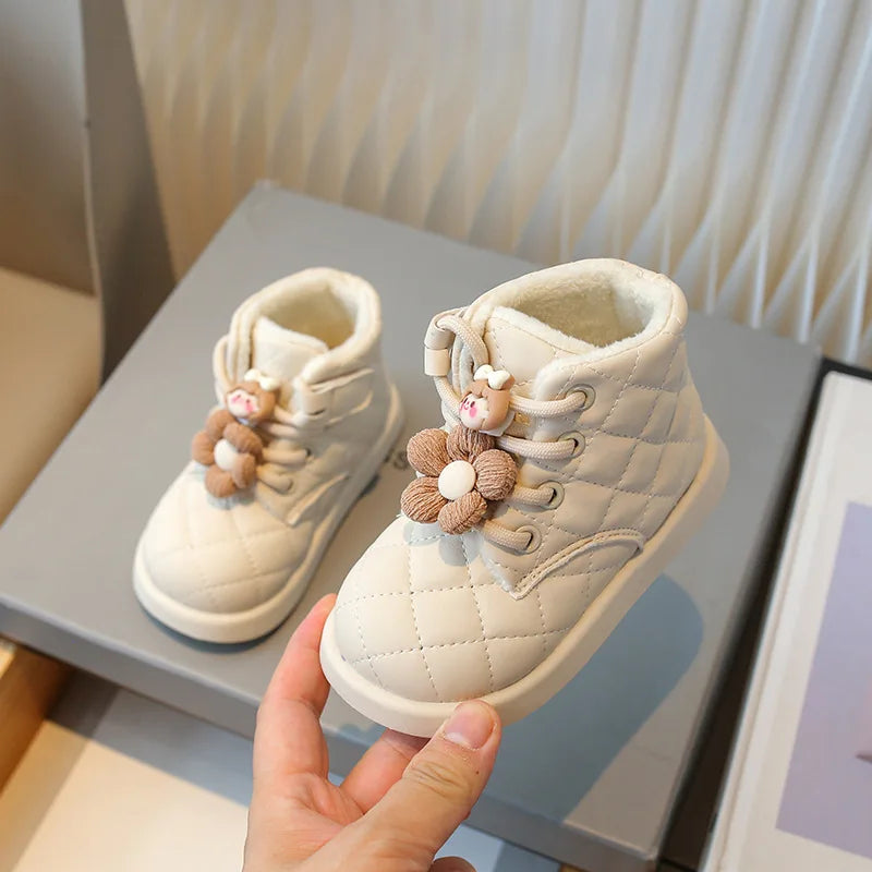 2025 Girls' Fashion Leather Boots
