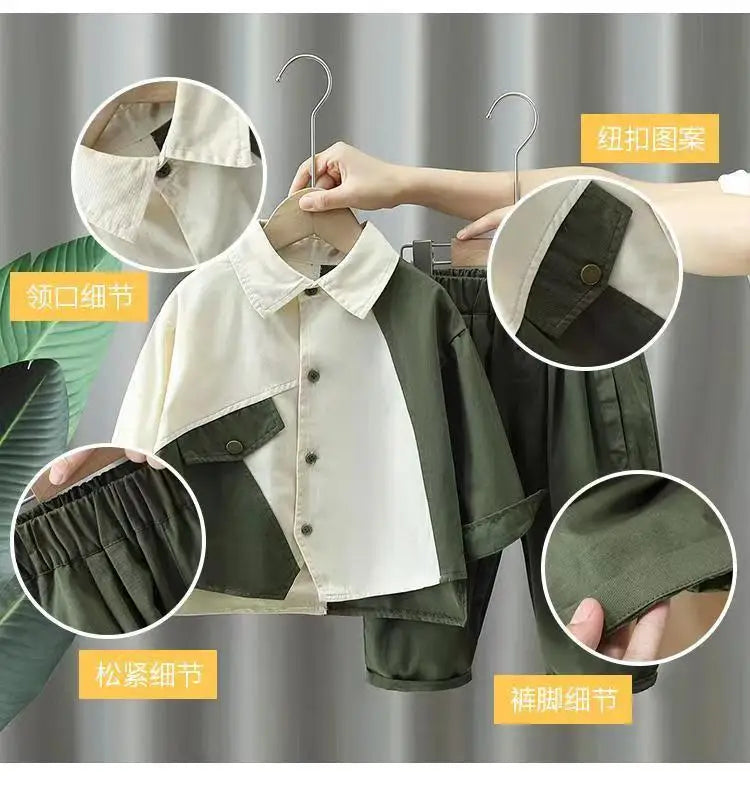 Stylish 2-Piece Shirt & Pants Set