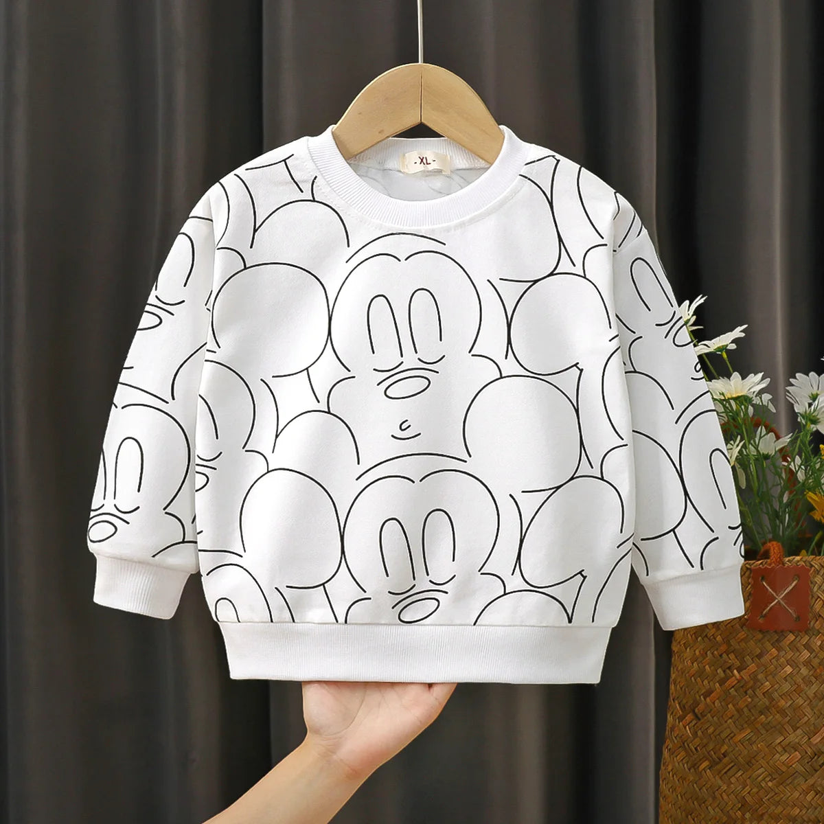 Disney Mickey Mouse Long Sleeve Sweatshirt