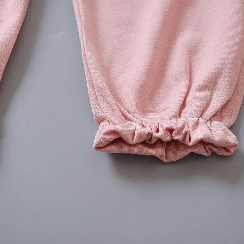 Girls' Trousers & Long Sleeve Top Set