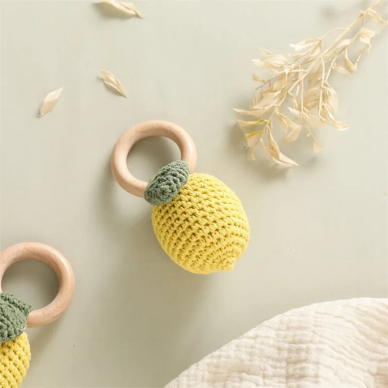 Lemo Tune Crochet Rattle Teether