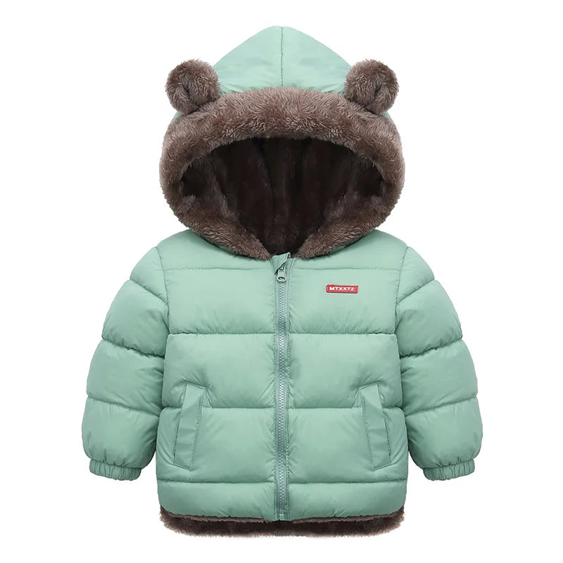 Baby Boys & Girls Hooded Cotton Jacket