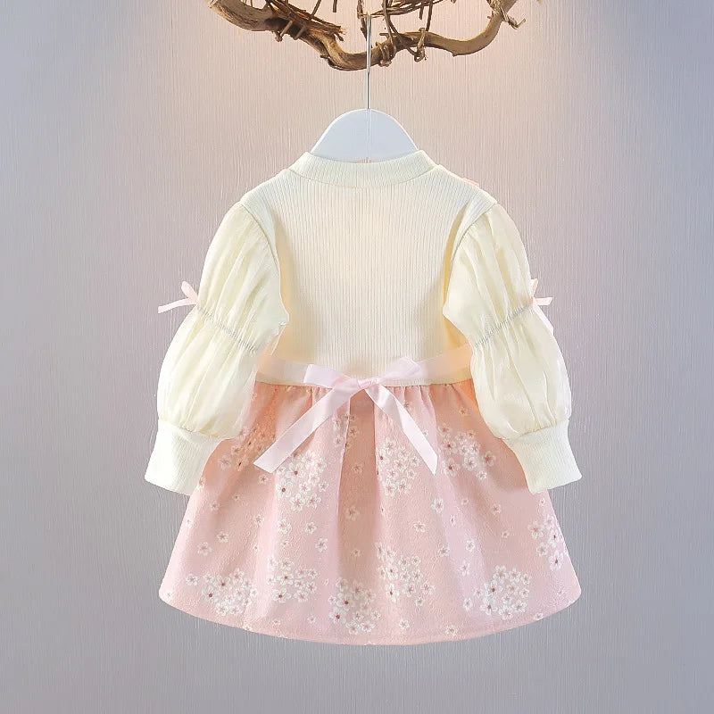 2025 Spring Girls' Floral Dress