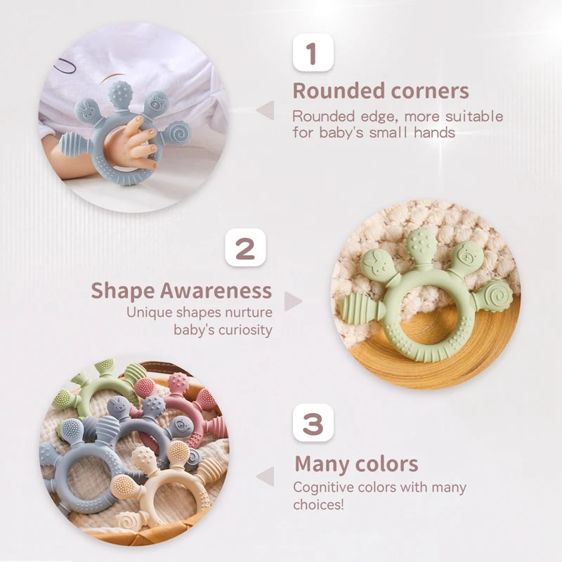 Ani Sooth Silicone Teether Ring