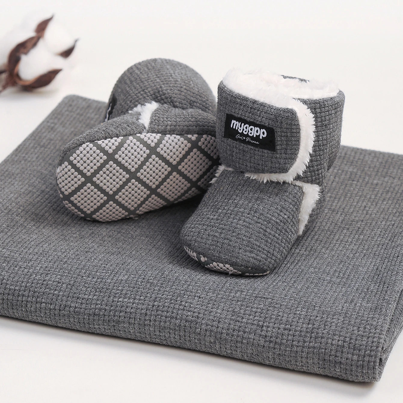 Baby Girls & Boys Warm Fleece Winter Booties