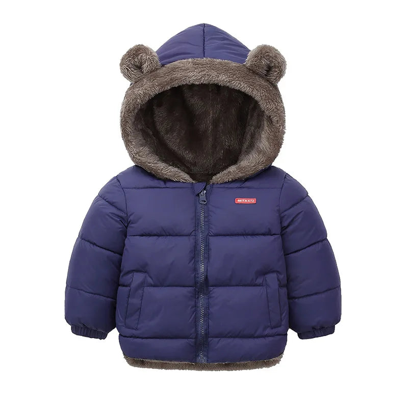 Baby Boys & Girls Hooded Cotton Jacket