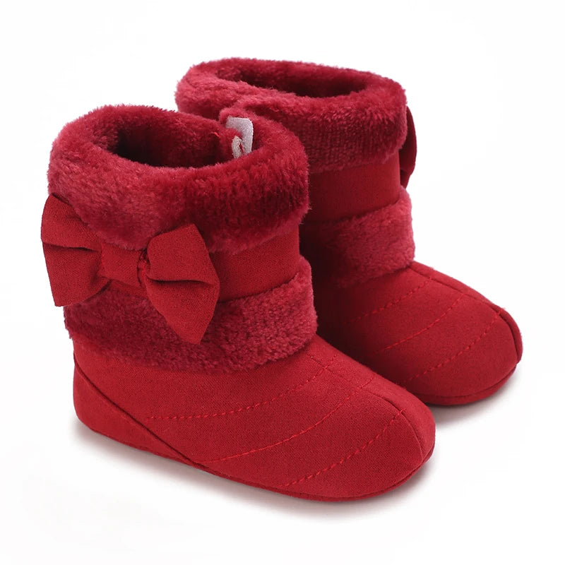 Cute Bowknot Boots for Baby Girls