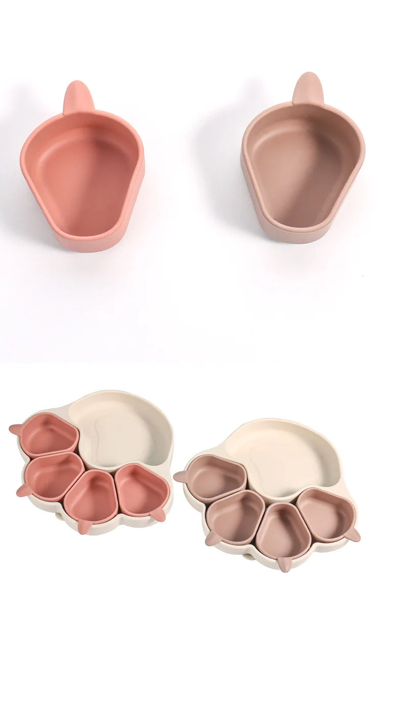 Paw Plate Cat Claw Suction Dish
