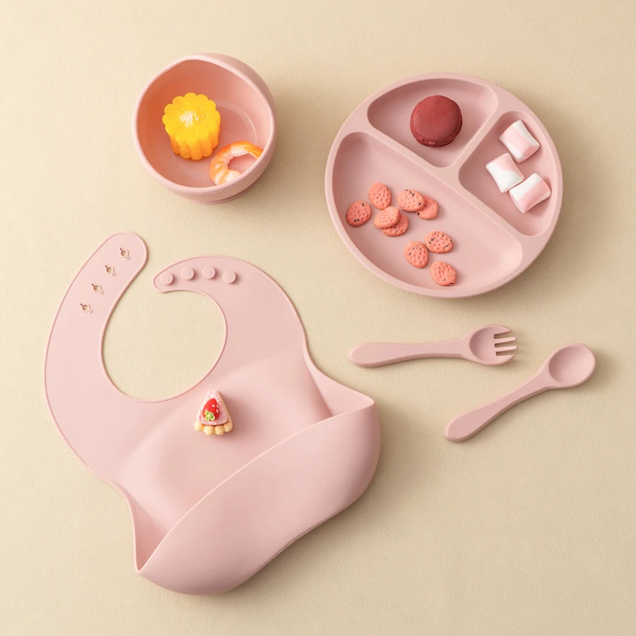 Meal Mate 5pc Silicone Feeding Set