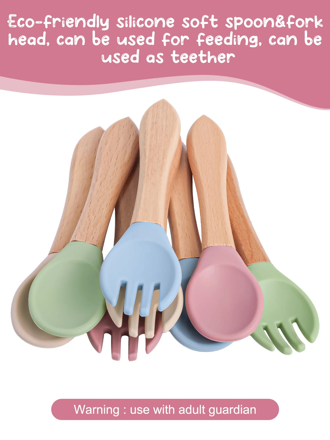 Lil Dine 3pc Silicone Feeding Set