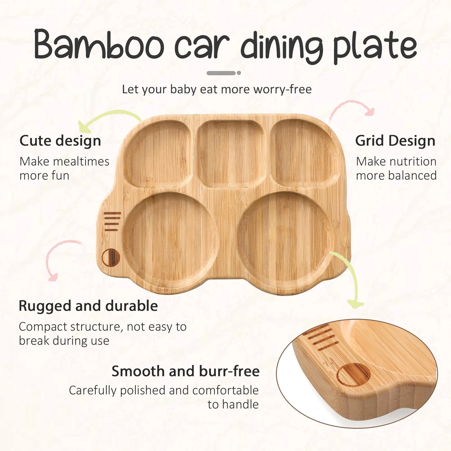 Nibble Nest Silicone & Wood Feeding Set