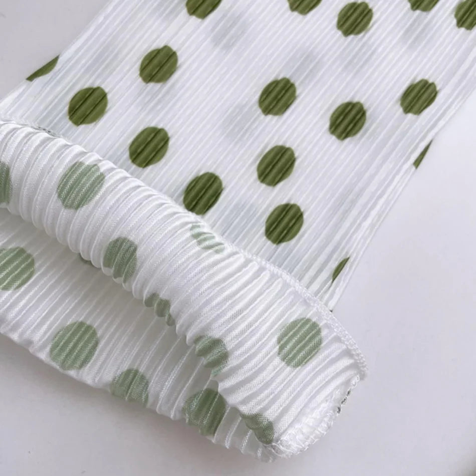 Girls' Floral Polka Dot Flared Pants