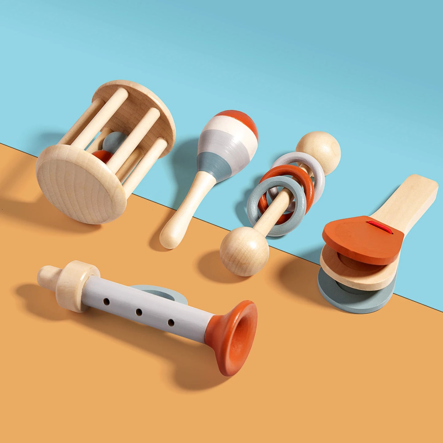 Tini Tunes Wooden Hand Bell Toy