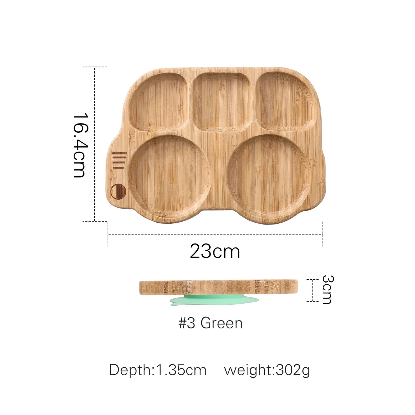 Nibble Nest Silicone & Wood Feeding Set