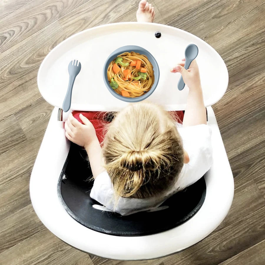 Sili Stay Suction Feeding Bowl Set