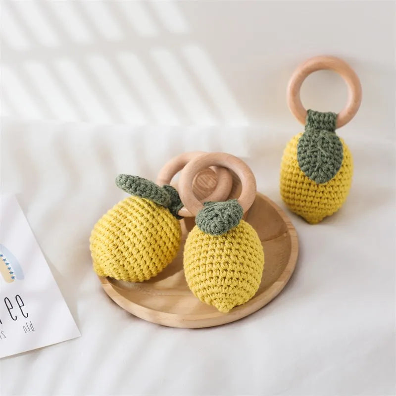 Lemo Tune Crochet Rattle Teether