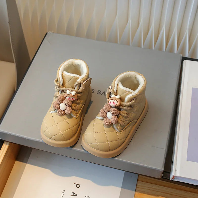 2025 Girls' Fashion Leather Boots