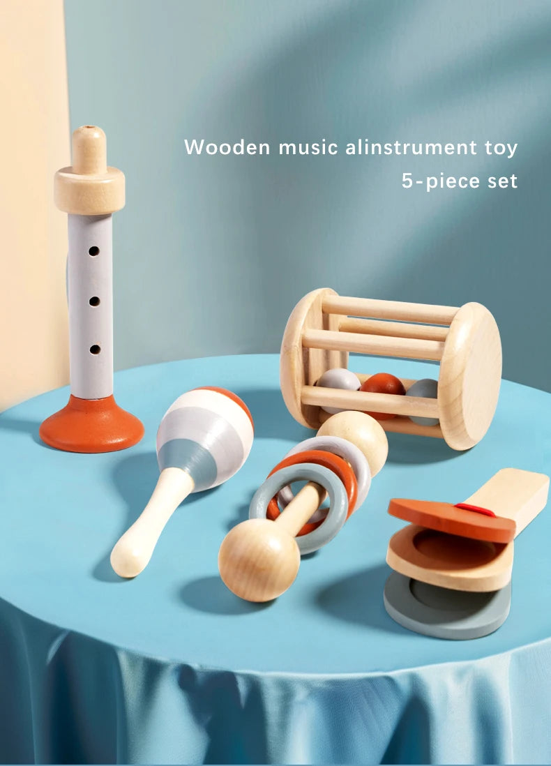Tini Tunes Wooden Hand Bell Toy