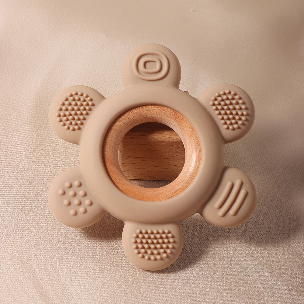 Bloom Bite Wooden Flower Teether