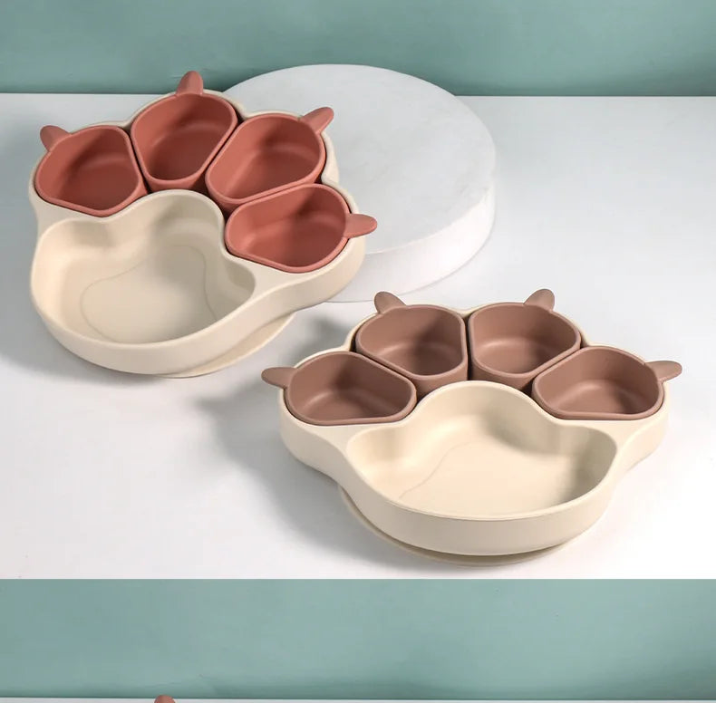 Paw Plate Cat Claw Suction Dish