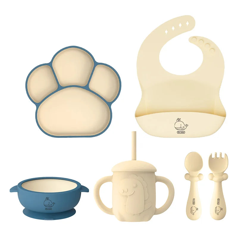 Dr.Isla 6pc Silicone Mealtime Set