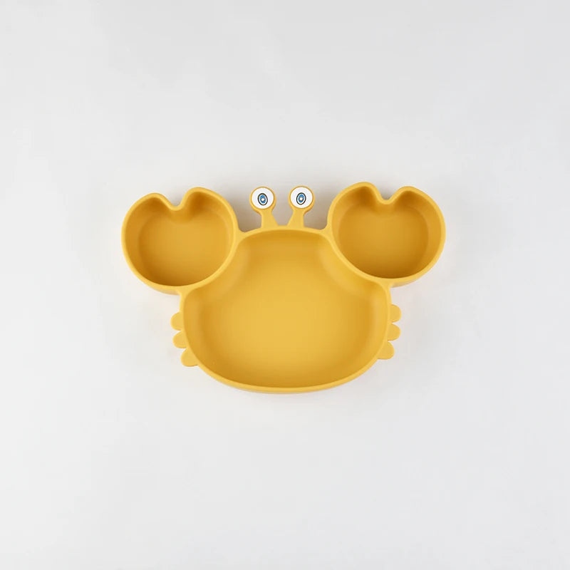 Crabby Meal Silicone Suction Plate