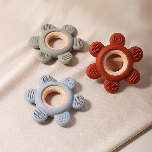 Bloom Bite Wooden Flower Teether