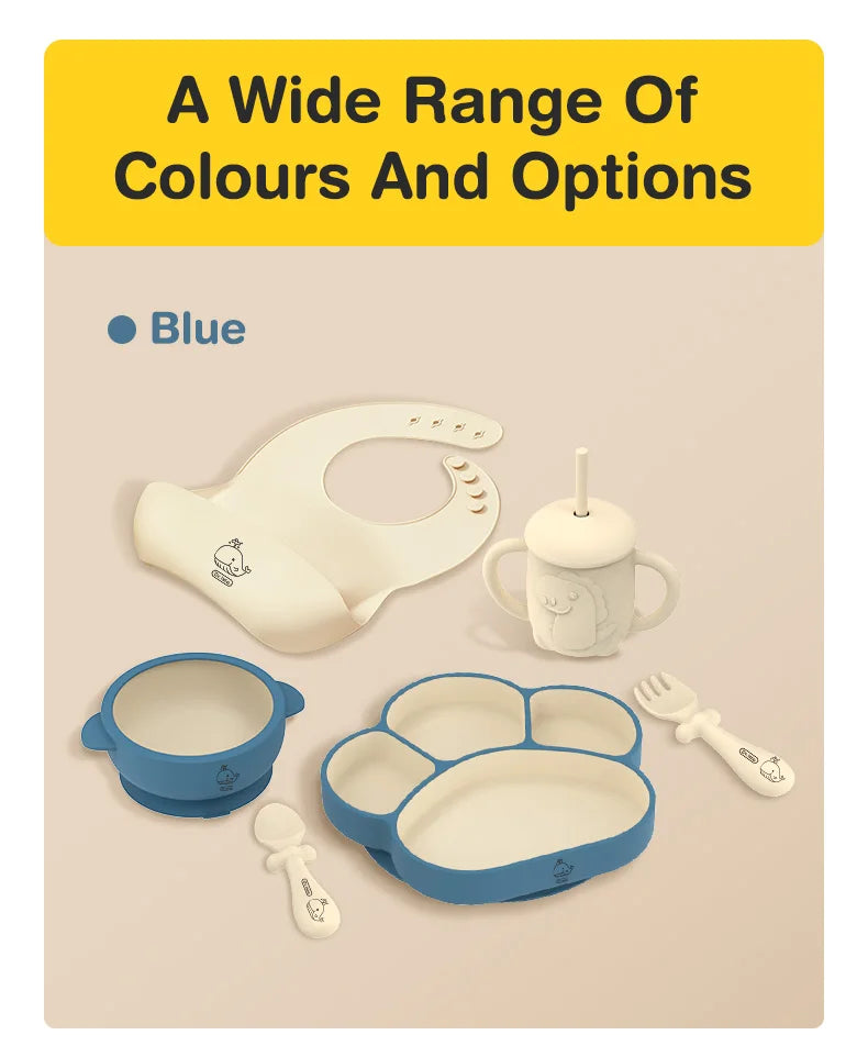 Dr.Isla 6pc Silicone Mealtime Set