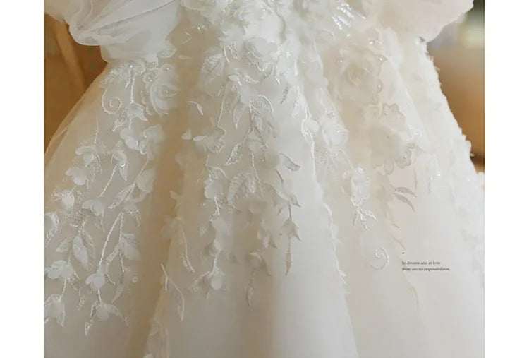 Lace Patchwork Gown Dress