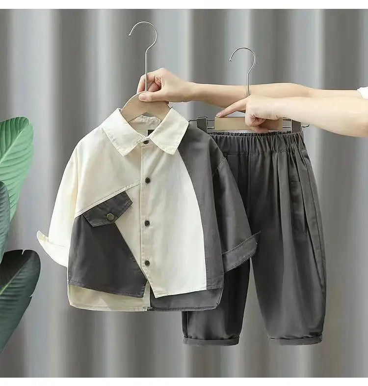 Stylish 2-Piece Shirt & Pants Set