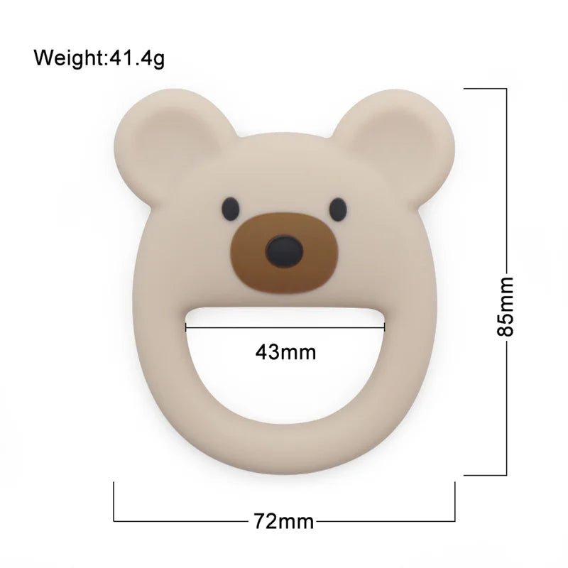 Beary Ring Silicone Teether Toy