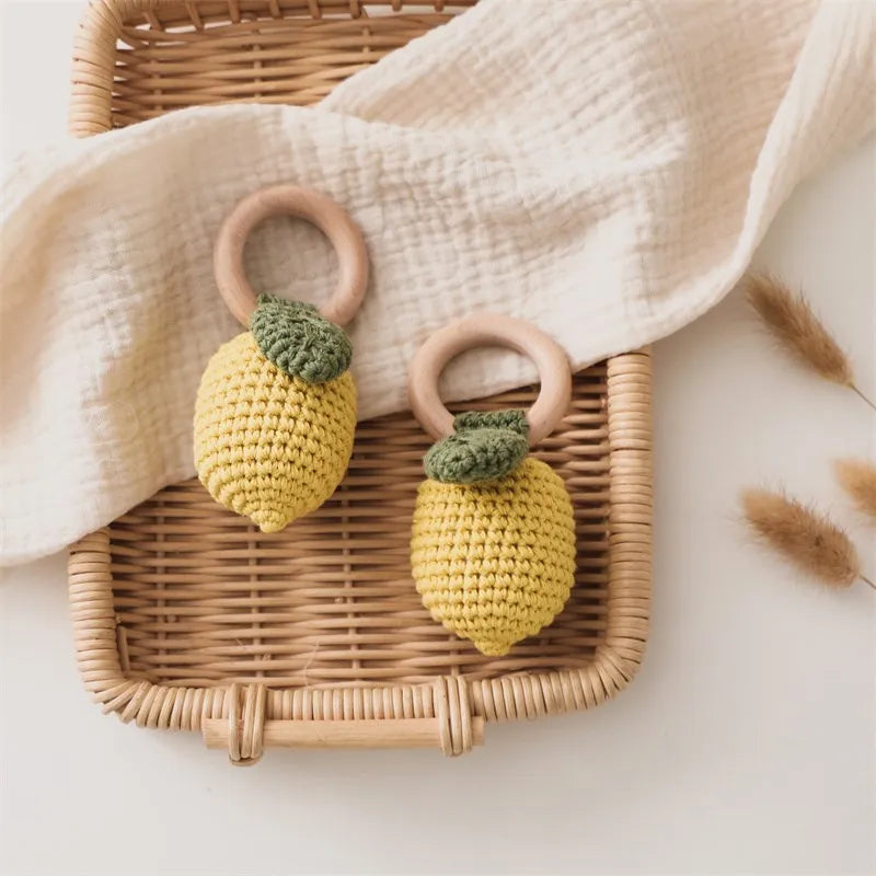 Lemo Tune Crochet Rattle Teether